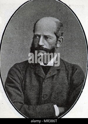 Photographie de Ferdinand de Rothschild (1839-1898) Un Autrichien, devenu banquier juif et britannique, collectionneur et homme politique, qui était un membre de la famille Rothschild. En date du 19e siècle Banque D'Images