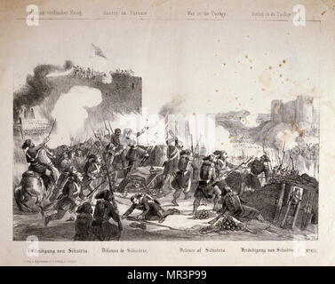 La défense de Silistra au cours de la guerre russo-turque de 1877-1878 Banque D'Images