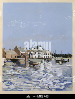 La Côte, peint en 1927, par Max Jacob (1876 - 5 mars 1944), poète, peintre, écrivain, et critique. Banque D'Images