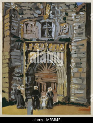 La Côte, peint en 1927, par Max Jacob (1876 - 5 mars 1944), poète, peintre, écrivain, et critique. Banque D'Images