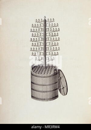 Illustration par Max Ernst, pour "isfortunes des Immortels'. par Paul Éluard. Cette image illustre le poème d'Éluard 1922 surréaliste Banque D'Images