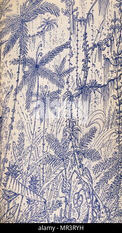 Illustration de 'Martinique, charmeur de serpent' (Martinique, charmeuse de serpents), par André Breton en 1948. Breton 1896 - 1966, était un écrivain français, poète, et anti-fasciste. Il est plus connu comme le fondateur du surréalisme. Banque D'Images