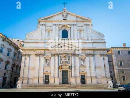 L'Église de Jésus à Rome, Italie. Banque D'Images