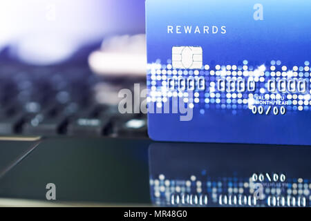 La commodité de la carte de crédit shopping concept de vie. E-commerce shopping concept Banque D'Images