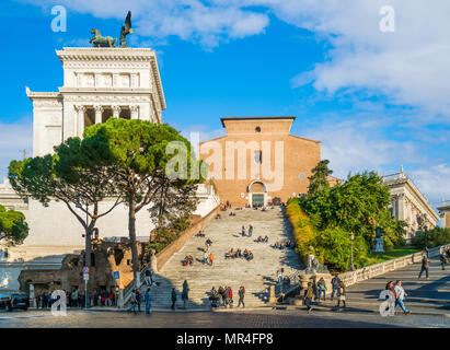 Basilique de Santa Maria in Ara Coeli, Rome, Italie. Banque D'Images