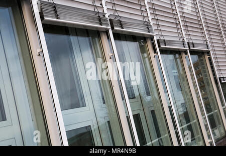 Détail architectural de la Berliner Philarmoniker à Berlin, Allemagne. Banque D'Images