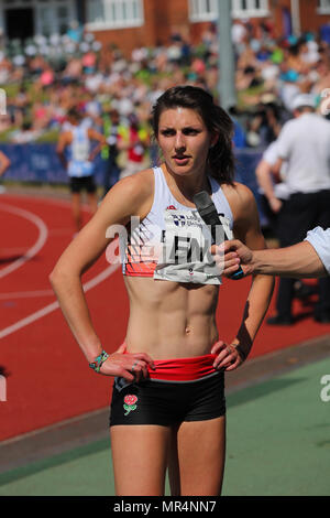 Hyeres, France, le 20 mai, 2018. Mari Smith en compétition dans le Women's 800m au cours de l'LIA 2018 réunion internationale d'athlétisme de Loughborough. Banque D'Images