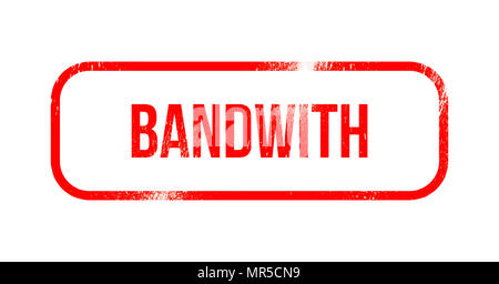 Débit - grunge stamp, caoutchouc rouge Banque D'Images