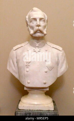 Buste du Tsar Alexandre II (1818 - 1881), Empereur de Russie de 1855 jusqu'à son assassinat le 13 mars 1881. Banque D'Images