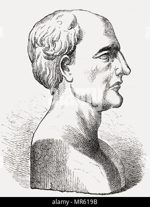 Marcus Claudius Marcellus, ch. 268 - 208 avant J.-C., consul et chef militaire de la République Romaine Banque D'Images