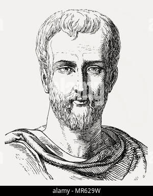 Titus Maccius Plautus, ch. 254 - 184 avant J.-C., une dramaturge romain de l'ancienne période d'Amérique latine Banque D'Images