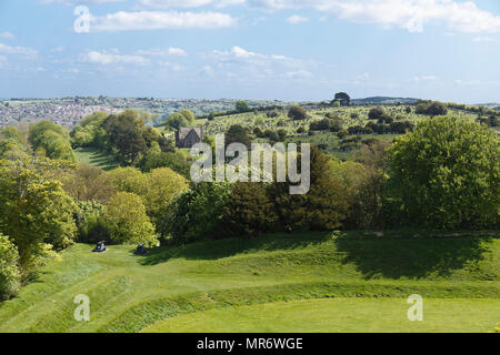 Château de Carisbrooke Newport Ile de Wight Angleterre Banque D'Images