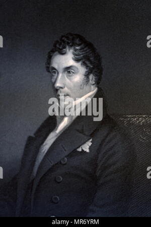 George Hamilton-Gordon, 4e comte d'Aberdeen, (1784 - 1860), homme politique britannique. Premier ministre de 1852 à 1855 Banque D'Images