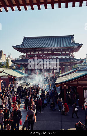 , Sensoji Temple Asakusa Kannon, Tokyo, Japon Banque D'Images