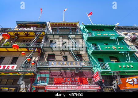 Chinatown, San Francisco, CA, USA. Banque D'Images