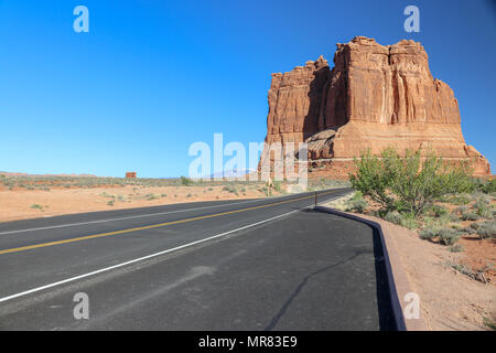 Dunes pétrifiées à l'Arches National Park Moab Utah Banque D'Images