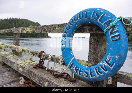 L'île de Clayoquot préserver près de Tofino (C.-B.) Canada Banque D'Images