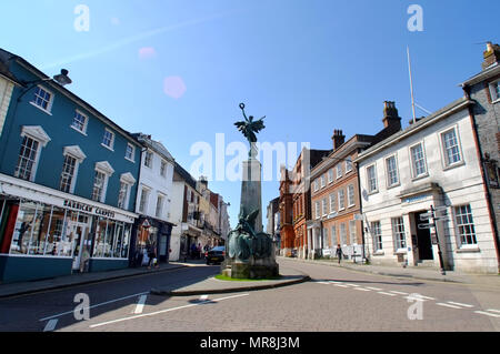 War Memorial dans High Street, Lewes, East Sussex, UK Banque D'Images