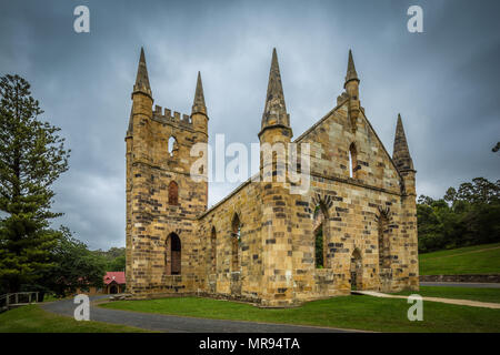 Monuments historiques de la colonie pénitentiaire de Port Arthur en Tasmanie, Australie Banque D'Images