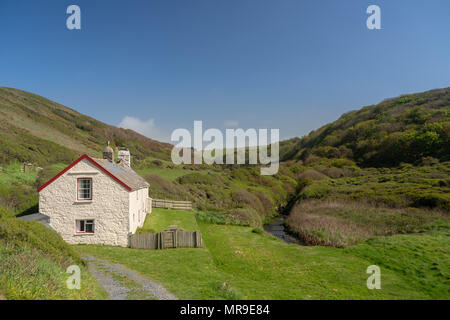 Cottage près de Hartland Quay dans le Devon Banque D'Images