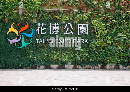 Taipei, Taiwan - le 25 avril 2018 Parc Expo Taipei : Banque D'Images