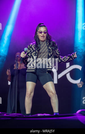 Le Pays de Galles. 26 mai 2018, Mabel effectuant dans le plus grand week-end à Singleton park, Swansea, le 5 mai 2018, le Pays de Galles.© Jason Richardson / Alamy Live News Banque D'Images