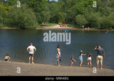 Glasgow, Écosse, Royaume-Uni 26thMay.UK Météo : ensoleillé de l'été cuisine la ville comme les habitants et les touristes s'échapper pour Glasgow Balloch et les plages, parcs et complexe commercial de Loch Lomond Shores. Gérard Ferry/Alamy news Banque D'Images