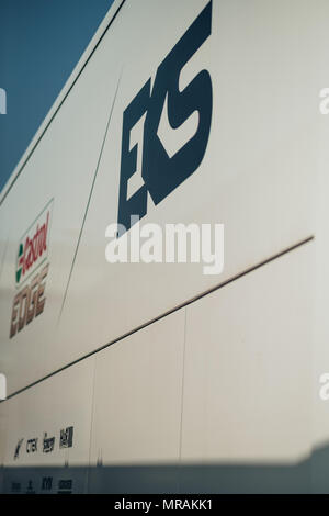 Towcester, Northamptonshire, Angleterre. 26 mai, 2018. Championnat du monde des voitures de sport Audi EKS équipe pendant le Championnat du Monde de voitures de championnat à Silverstone (Photo par Gergo Toth / Alamy Live News) Banque D'Images