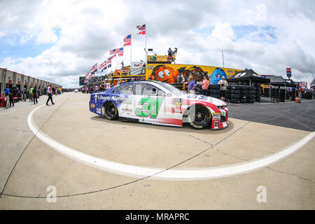 26 mai 2018 : Monster Energy Cup NASCAR pilote série Ryan Newman (31) tête de Coca-Cola 600 pratique. Concord, NC Jonathan Huff/CSM Crédit : Cal Sport Media/Alamy Live News Banque D'Images