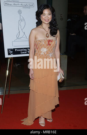 Keiko Agena à la cinquième Conférence annuelle de Hollywood Makup Artiste & Hairstylist Guild Awards au Beverly Hilton de Los Angeles. Janvier, 17, 2004.Red Carpet Event, Vertical, USA, Cinéma, Célébrités, photographie, Bestof, Arts, Culture et divertissement, Célébrités Topix , le meilleur de la mode, de l'événement dans la vie d'Hollywood, Californie - Tapis rouge, USA, Cinéma, Célébrités, cinéma, télévision, Célébrités célébrités musique, photographie, Arts, Culture et divertissement, tsuni@Gamma-USA.com , enquête , vertical, une personne,, mode, full length Banque D'Images