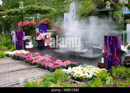 Wuhan Jardin d'eau, RHS Chelsea Flower Show 2018 Banque D'Images