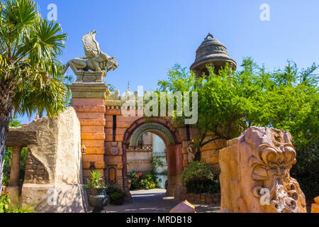 Orlando, Floride, USA - Mai 09, 2018 : Poseidon's Fury. Les Iles de l'aventure. Universel. Banque D'Images