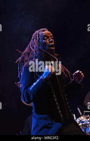 Ranking Roger né Roger Charlery 21 février 1963, est un musicien britannique. Il était un chanteur dans les années 80 deux-ton Band, The Beat ou Cauet Banque D'Images