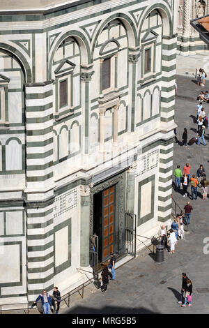 Baptistère de San Giovanni, Battistero di San Giovanni, Florence, Toscane, Italie, Europe, Banque D'Images