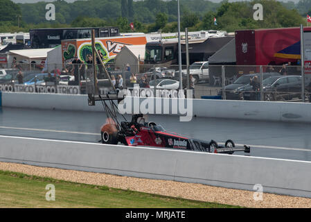 L'événement principal Santa Pod Banque D'Images
