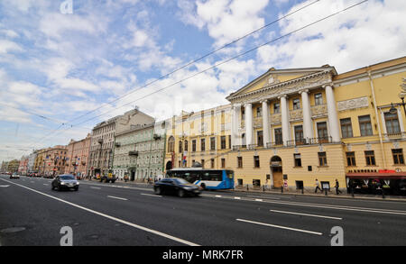 Nevsky Prospekt, Saint-Pétersbourg, Russie Banque D'Images