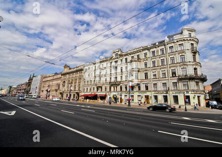 Nevsky Prospekt, Saint-Pétersbourg, Russie Banque D'Images