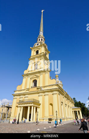 La Cathédrale Pierre-et-Paul - Saint-Pétersbourg, Russie Banque D'Images