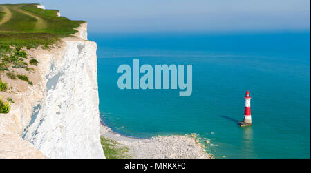 Beachy Head Lighthouse dans la Manche dans l'East Sussex, UK Banque D'Images