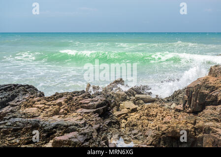 La belle plage paysage tropical en Amérique du Sud zone ensoleillée Banque D'Images