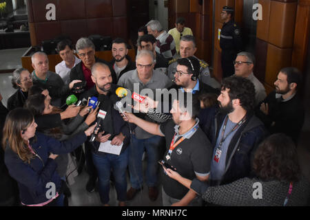 Sao Paulo, Brésil. 27 mai, 2018. SÃO PAULO, SP - 27.05.2018 : REUNIÃO COMITÊ DE GERENCIAMENTO DE CRISE - Ce dimanche, (27) dans la ville de São Paulo, le maire de São Paulo Bruno Covas a participé à la réunion du comité de crise. Crédit : Foto Arena LTDA/Alamy Live News Banque D'Images