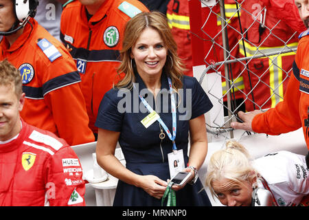 Monte Carlo, Monaco. 27 mai, 2018. Sport Automobile : Championnat du Monde de Formule 1 de la FIA 2018, Grand Prix de Monaco, Geri Halliwell Horner, 27.05.2018. Utilisation dans le monde entier | Credit : dpa/Alamy Live News Banque D'Images