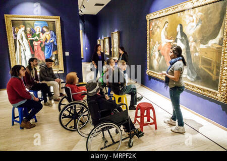 Mexico, Cuauhtemoc, Tabacalera, Museo Nacional de San Carlos National Museum, musée d'art, exposition galerie de collection, intérieur, Europe Banque D'Images