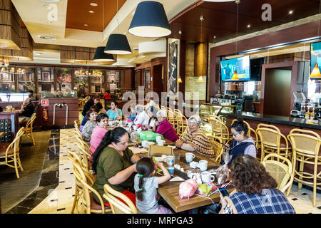 Mexico City, Cuauhtemoc, Tabacalera, Toks, restaurant restaurants cuisine repas manger dehors café cafés bistrot, intérieur, tables, adultes homme hommes mal Banque D'Images