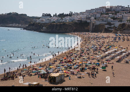 Praia dos Pescadores (plage des pêcheurs), Albufeira, Algarve, Portugal Banque D'Images