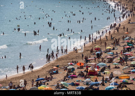 Praia dos Pescadores (plage des pêcheurs), Albufeira, Algarve, Portugal Banque D'Images