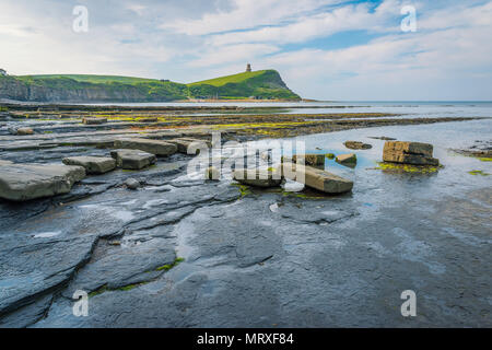 Face à CHAVELLS KIMMERIDGE TOWER DANS LE DORSET Banque D'Images