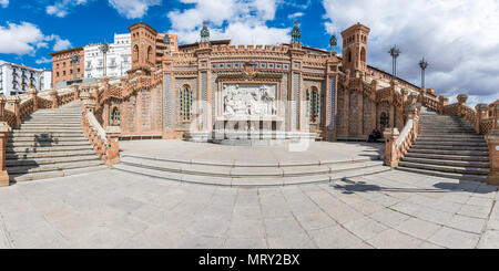 Ovalo escalier, Teruel, Aragon, Espagne, Europe Banque D'Images