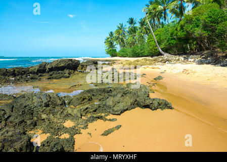 Plage de barra grande étonnant situé à l'Ponta do Muta Brésil Banque D'Images