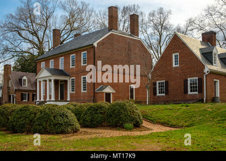 Kenmore Plantation historique, 1201 Washington Avenue, Fredericksburg, Virginia Banque D'Images